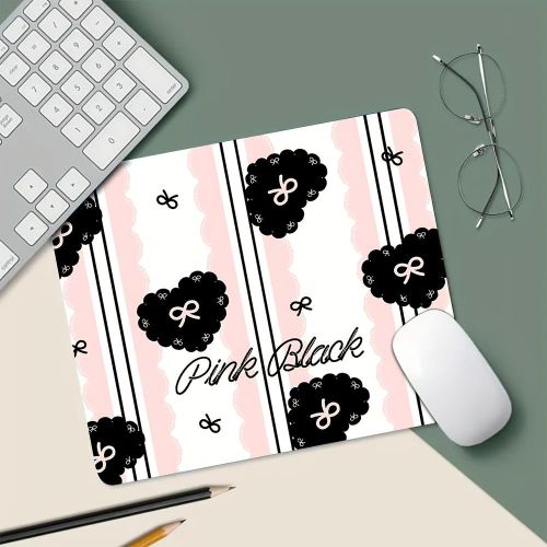 Tapis de Souris Rétro en Caoutchouc Antidérapant Compatible pour Bureau, Jeu & Étude - Design Sweet Sassy, Base Durable et Portable avec Fond Antidérapant pour Ordinateur, PC, PC Portable