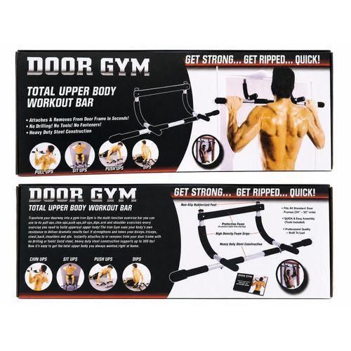 Barre de Traction de Porte Réglable Sans Perçage – Équipement de Musculation pour Homme et Femme, Exercices du Dos, des Bras et du Haut du Corps à Domicile