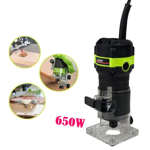 Défonceuse à bois 650W, Machine à découper, gravure fraiseuse électromécanique