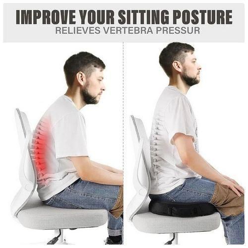 Coussin de siège Ergonomique et Orthopédique Medical en Mousse à Mémoire de Forme