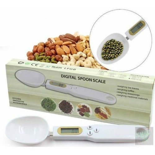 Digital Spoon Electronic Spoon Weight Scale, Stainless LCD Display 0.1g/500g