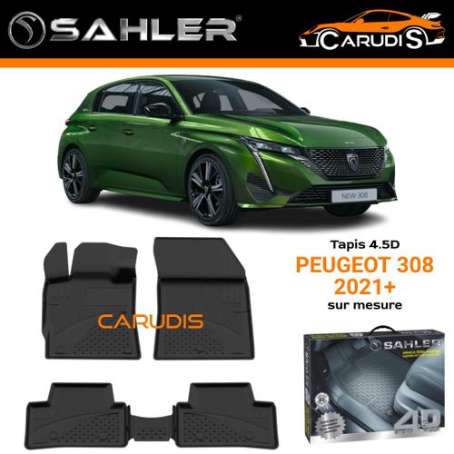 Tapis 4.5D Peugeot 308 III sur mesure exacte sans odeur imperméable antidérapant