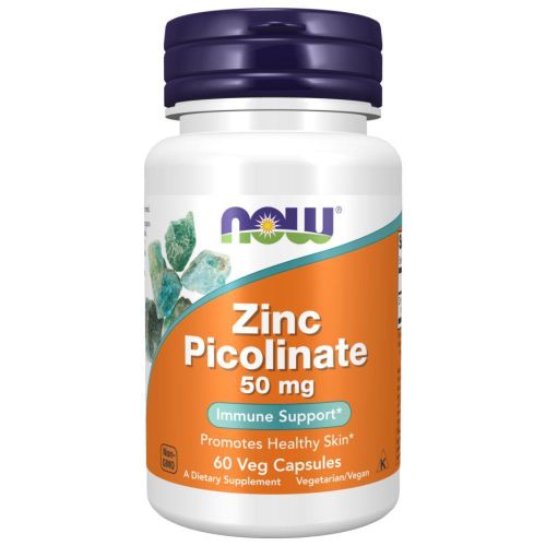 Foods Zinc Picolinate 50 mg 60 Capsules Complément Haute Biodisponibilité Immunité, Testostérone & Peau Saine