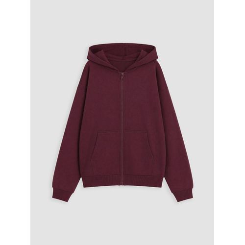 Sweat zippé à capuche fille