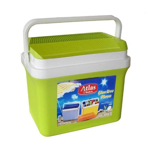 Glacière isotherme extérieure en plastique 28L,idéale pour piquenique et plage