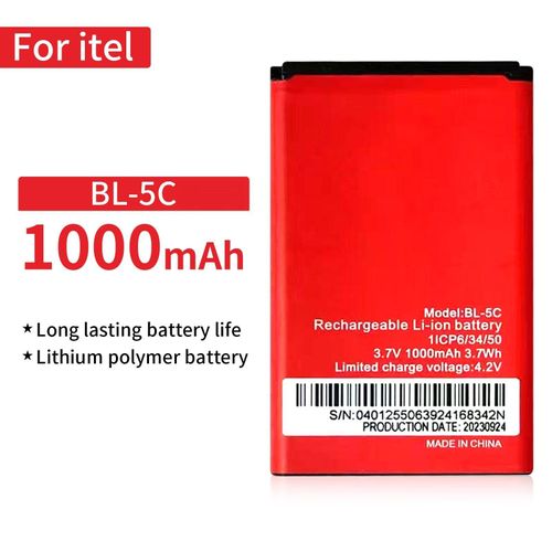 Batterie 1000 mAh de Remplacement pour Téléphone – Batterie Li-Ion Rechargeable