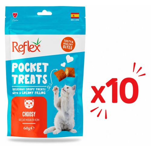 Pack X10 friandises pour chat - Reflexplus