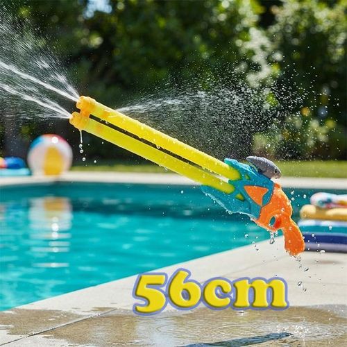 Pistolet à eau sous pression 56cm - Jouet pour enfants - Idéal pour les Batailles d'Eau Estivales coleur aleatoire