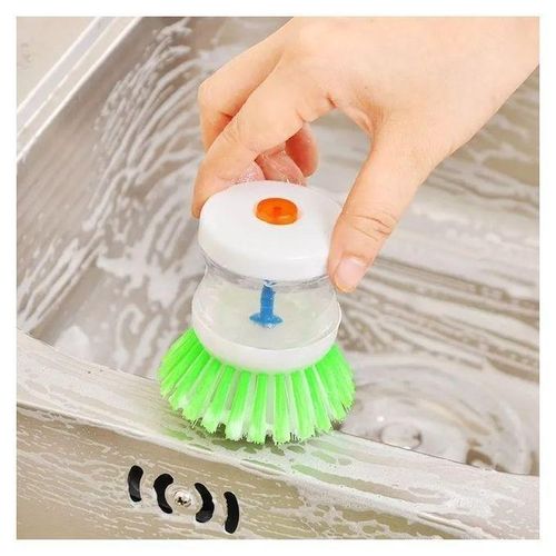 Brosse à vaisselle de cuisine avec distributeur de savon