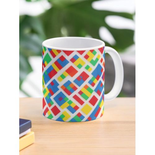 Motifs de briques ludiques, motif coloré Mug classique