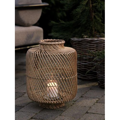 Lanterne REGNBUE Ø32xH43cm naturel