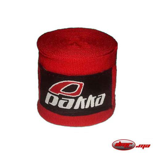 BANDAGE POIGNEE POUR BOXE THAI-BOXING KICK-BOXING rouge