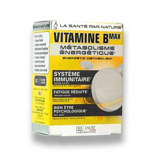 Vitamine B Max Bcomplex 60 comprimés