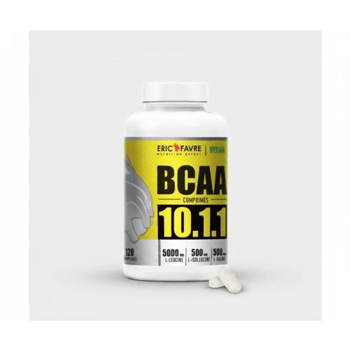 BCAA 10.1.1 Vegan pour Soutien Musculaire & Récupération, 120 Comprimés (20 Portions) avec L-Leucine, L-Isoleucine, L-Valine