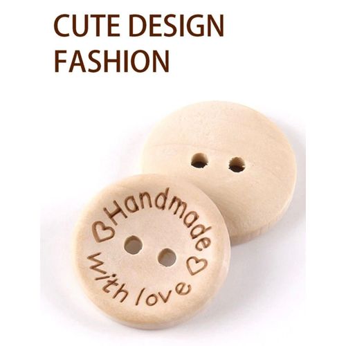 boutons en bois 1.5cm