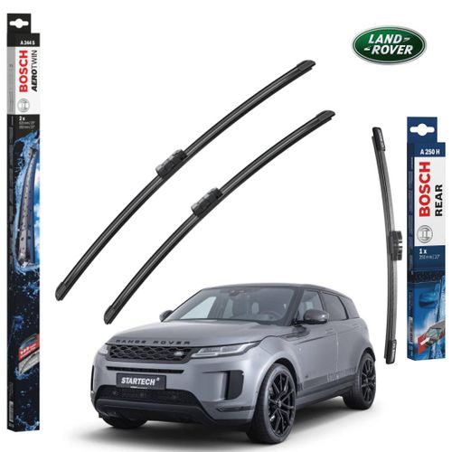 Pack Balais d’Essuie-Glace avant et arrière pour Land Rover Range Rover Evoque - Silencieux Premium