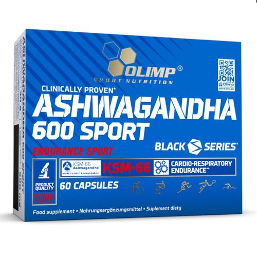 Ashwagandha 600 Sport, Ashwaganda Root Extract (KSM-66) - 60 Caps