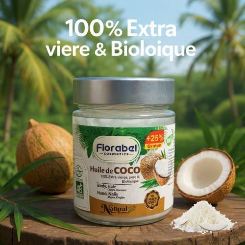huile de coco BIO 100% authentique 220ml