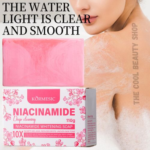 Savon Niacinamide Eclaircissant 110g – Anti-Taches & Teint Uniforme
