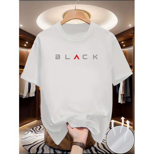 Les T-shirts pour hommes sont confortables et extensibles, parfaits pour les activités de plein air en été. T-shirts de style urbain élastiques à col rond pour l'été, idéaux comme cadeau. T-shirts graphiques décontractés pour hommes pour l'été et les ac