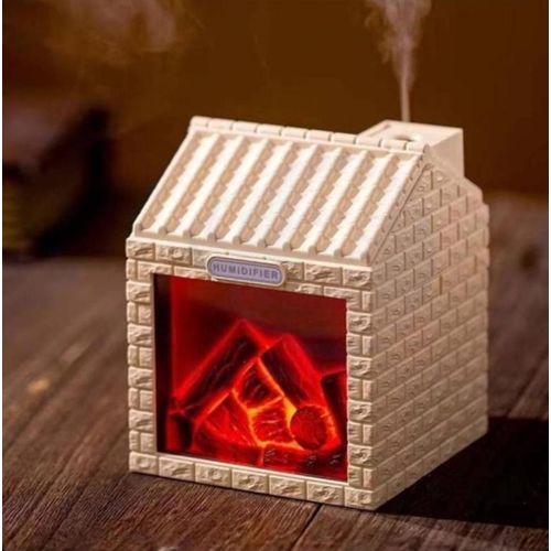Humidificateur ultrasonique, silencieux, effet cheminée, capacité 200 ml