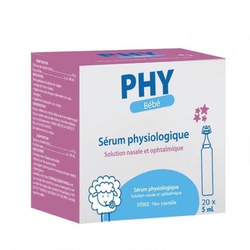 Phy Serum Physiologique 20x5ml