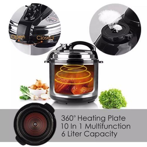 Robot autocuiseur haute pression et cuiseur vapeur smart cocotte 6l