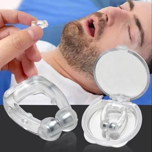 Pack de 2 Clips de Nez Magnétiques Anti-Ronflement – Solution Naturelle pour Mieux Respirer et Dormir