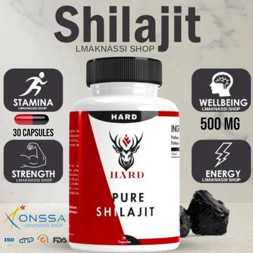 Hardman Shilajit de l'Himalaya 100 % pur - Comprimés et capsules d'extrait de Shilajit de l'Himalaya, Suppléments de santé à base de plantes 100% purs naturels, Récupération musculaire plus rapide.