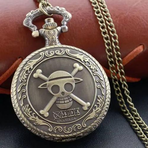 Montre de poche à Quartz en Bronze, Style Antique, montre pendentif