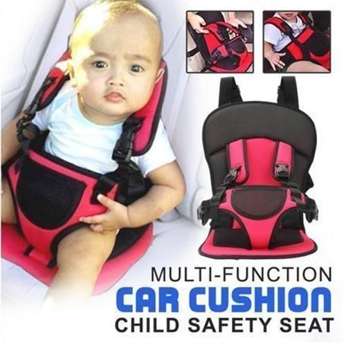 وسادة مقعد سيارة متعددة الوظائف للأطفال مع حزام أمان قابل للتعديل