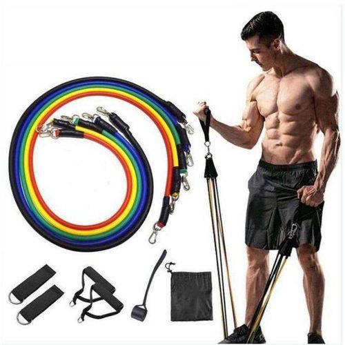 Câbles de résistance élastiques pour exercices de musculation, fitness à la maison