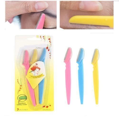 3 pcs Rasoirs à sourcils superbe qualité