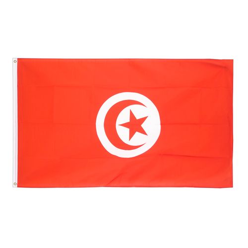 Drapeau Tunisie la Toile polyester 140cm × 90cm