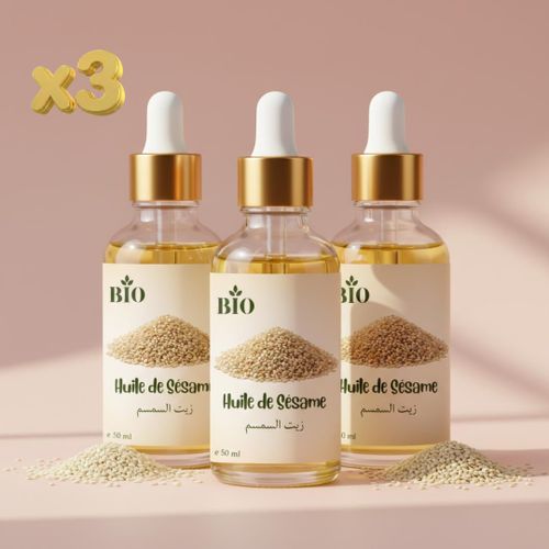Pack x3 Huile de sesame 50 ml Nutrition Profonde