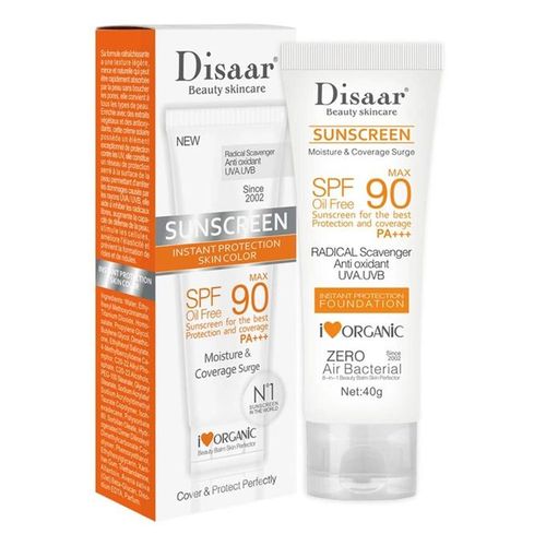 Crème Solaire éclaircissante SPF 90, protège la peau du visage
