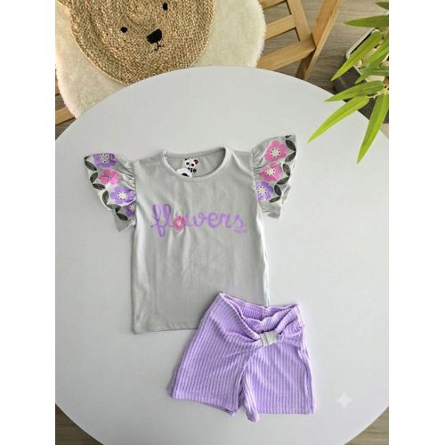 Ensemble T-shirt imprimé et short