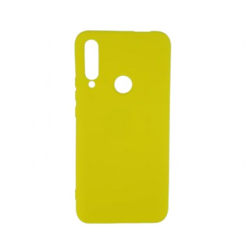 Pochette silicone pour HUAWEI Y9 PRIME 2019 JAUNE