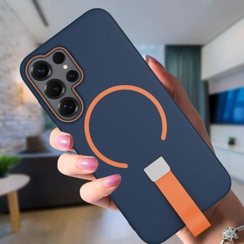 Pochette silicone pour Samsung s24 Ultra blue