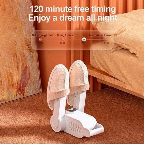 Séchage-chaussures électrique avec minuterie, double port de chauffage rapide, design pliable pour la maison et les voyages