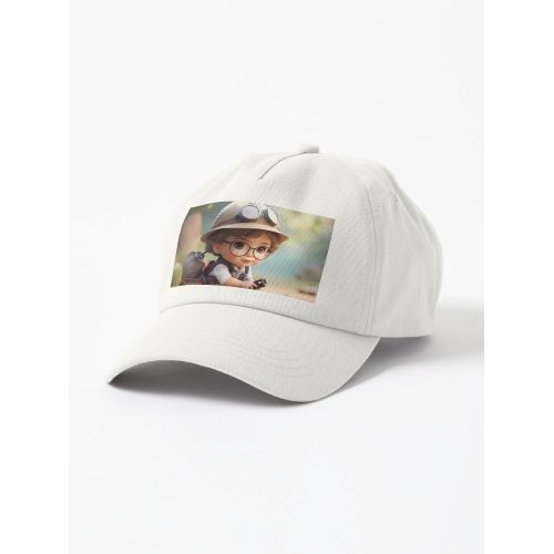 casquette personnalise Mini archologue mignon casquette blanc unique