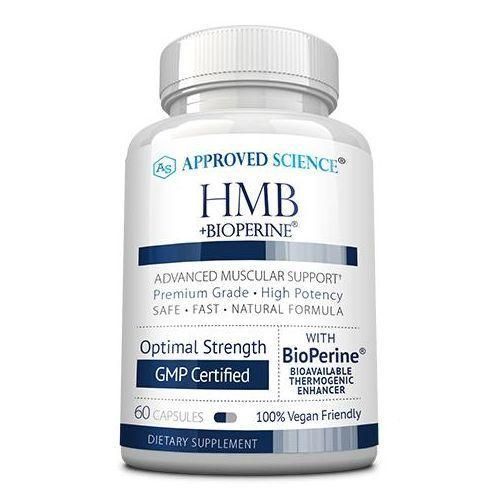 approved science HMB haute absorption pour maximiser la croissance musculaire BioPerine