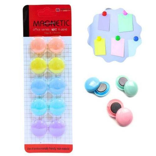 Aimants ronds pour tableau blanc et réfrigérateur 10 PCS, 30mm