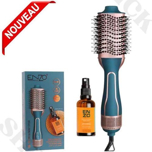 Brosse Soufflante professionnel 3 en 1 à Air chaud ONE STEP EN-4112 avec Sérum Protecteur