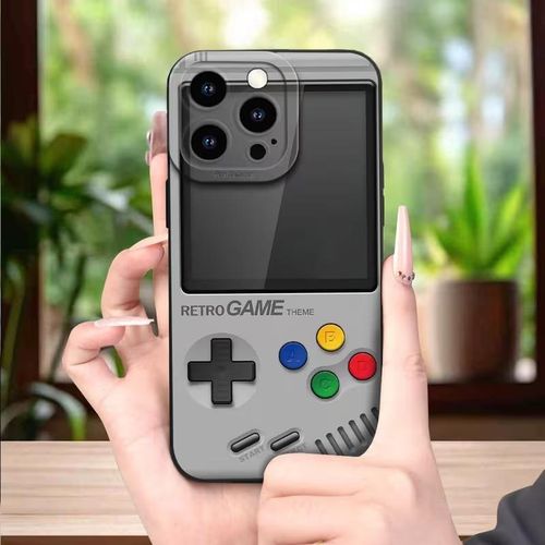 Pochette Coque Étui de téléphone à motif de console de jeu rétro pour iPhone 16 Pro Max