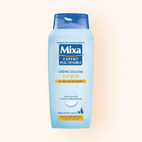 GEL CREME DOUCHE SURGRAS 400ml peau très sèche bébé enfant adulte visage et corps