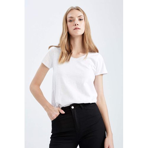 Regular Fit V Neck Short Sleeve T-Shirt