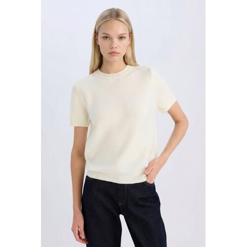 Pull Coupe régulière Femme Jaune clair