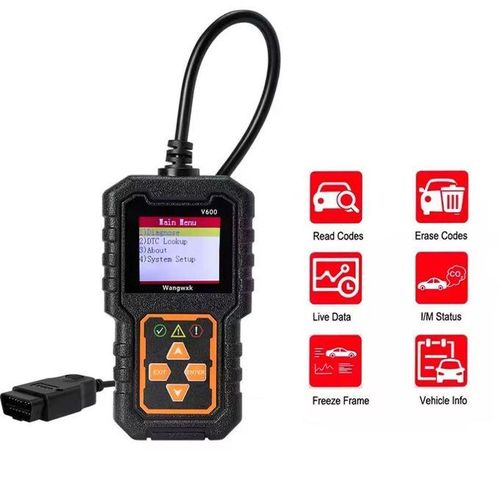 Outil Diagnostic Auto OBD2 V600 Multimarque – Scanner Voiture pour Détection et Effacement des Défauts Moteur