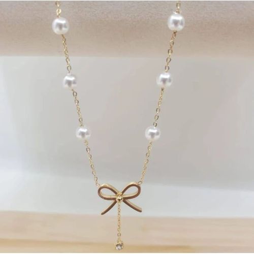 Nouveauté pour les Femmes Fines, Collier Pendentif Fleur et Perle